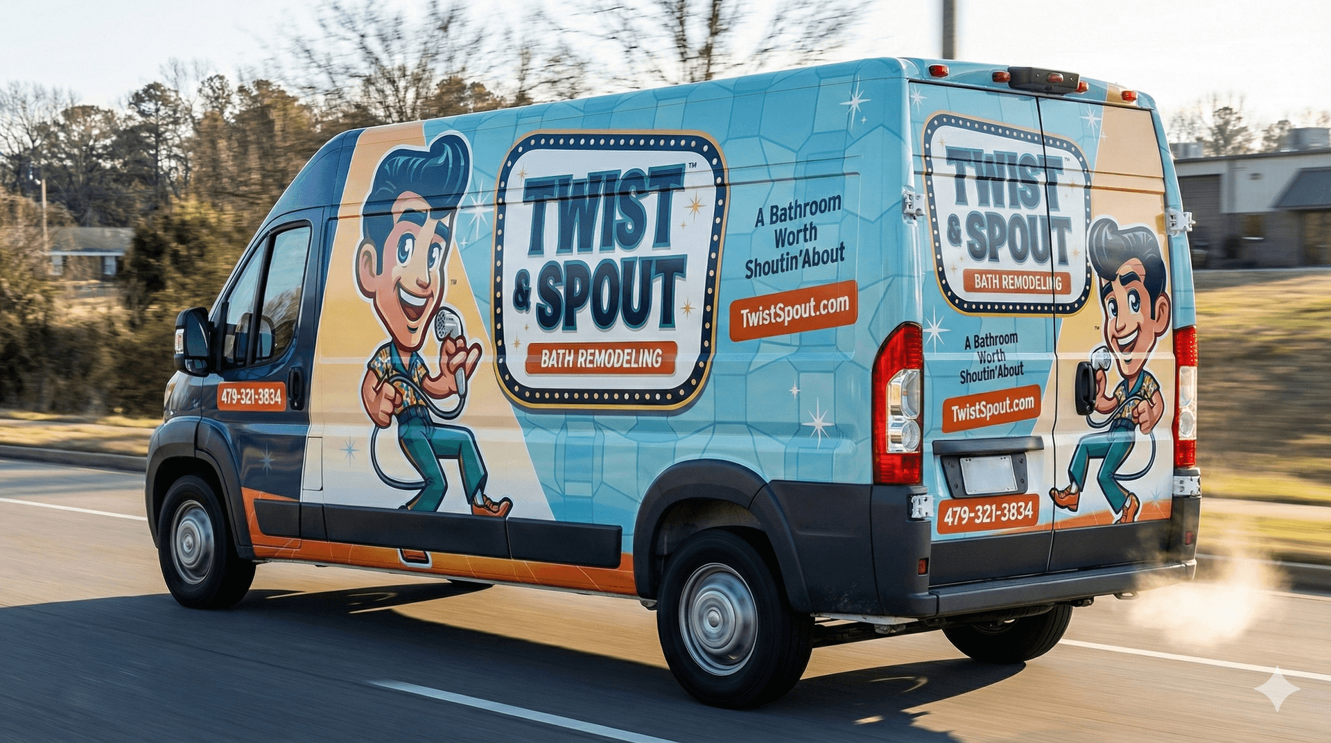 Twist & Spout Van